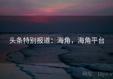 头条特别报道：海角，海角平台