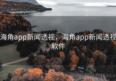 海角app新闻透视，海角app新闻透视软件