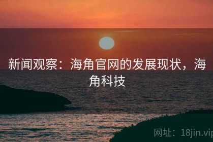 新闻观察：海角官网的发展现状，海角科技