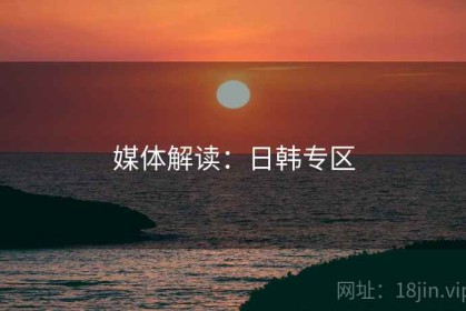 媒体解读：日韩专区