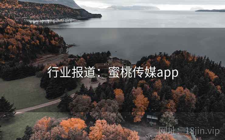 行业报道：蜜桃传媒app