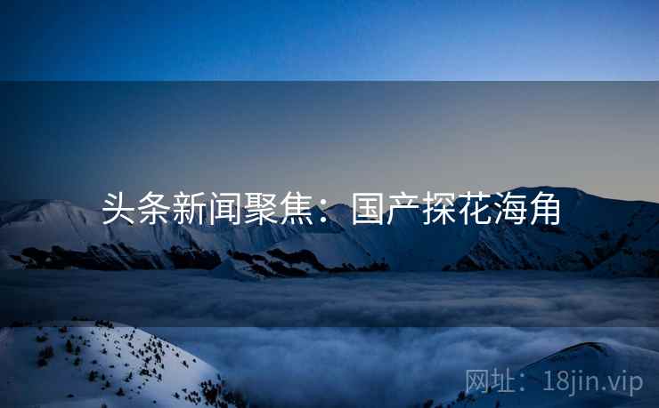 头条新闻聚焦：国产探花海角