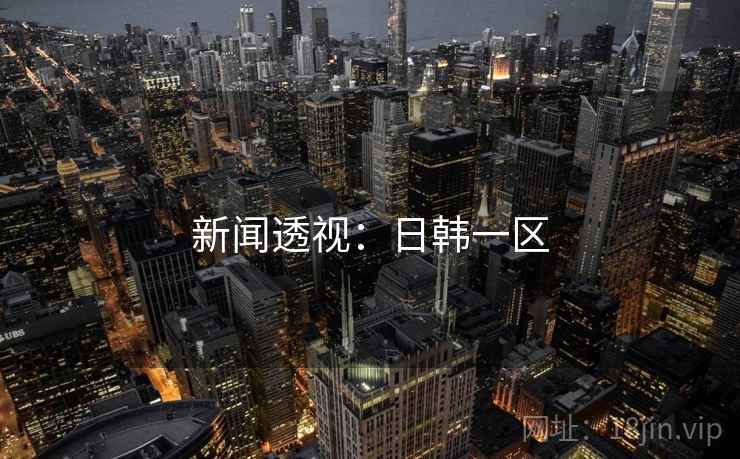 新闻透视：日韩一区