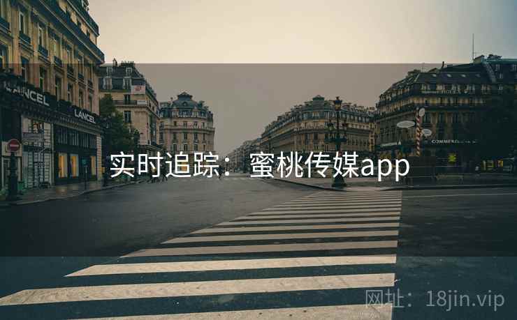 实时追踪：蜜桃传媒app