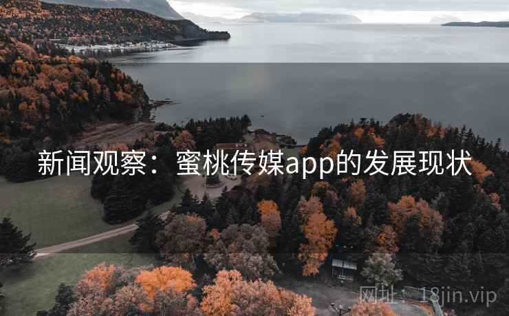 新闻观察:蜜桃传媒app的发展现状 新闻观察:蜜桃传媒app的发展现状
