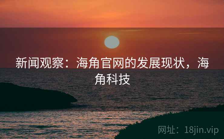 新闻观察：海角官网的发展现状，海角科技